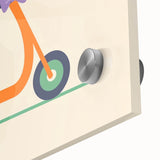 Minimalist Scooter Boys Room Wall Art - Kids Wall Art Prints