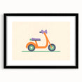 Minimalist Scooter Boys Room Wall Art - Kids Wall Art Prints