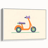 Minimalist Scooter Boys Room Wall Art - Kids Wall Art Prints