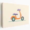 Minimalist Scooter Boys Room Wall Art - Kids Wall Art Prints
