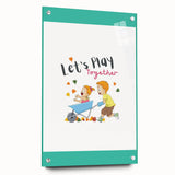 Educational Nursery Wall Decor - Playful Friendship Art