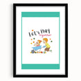 Educational Nursery Wall Decor - Playful Friendship Art