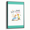 Educational Nursery Wall Decor - Playful Friendship Art