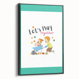 Educational Nursery Wall Decor - Playful Friendship Art