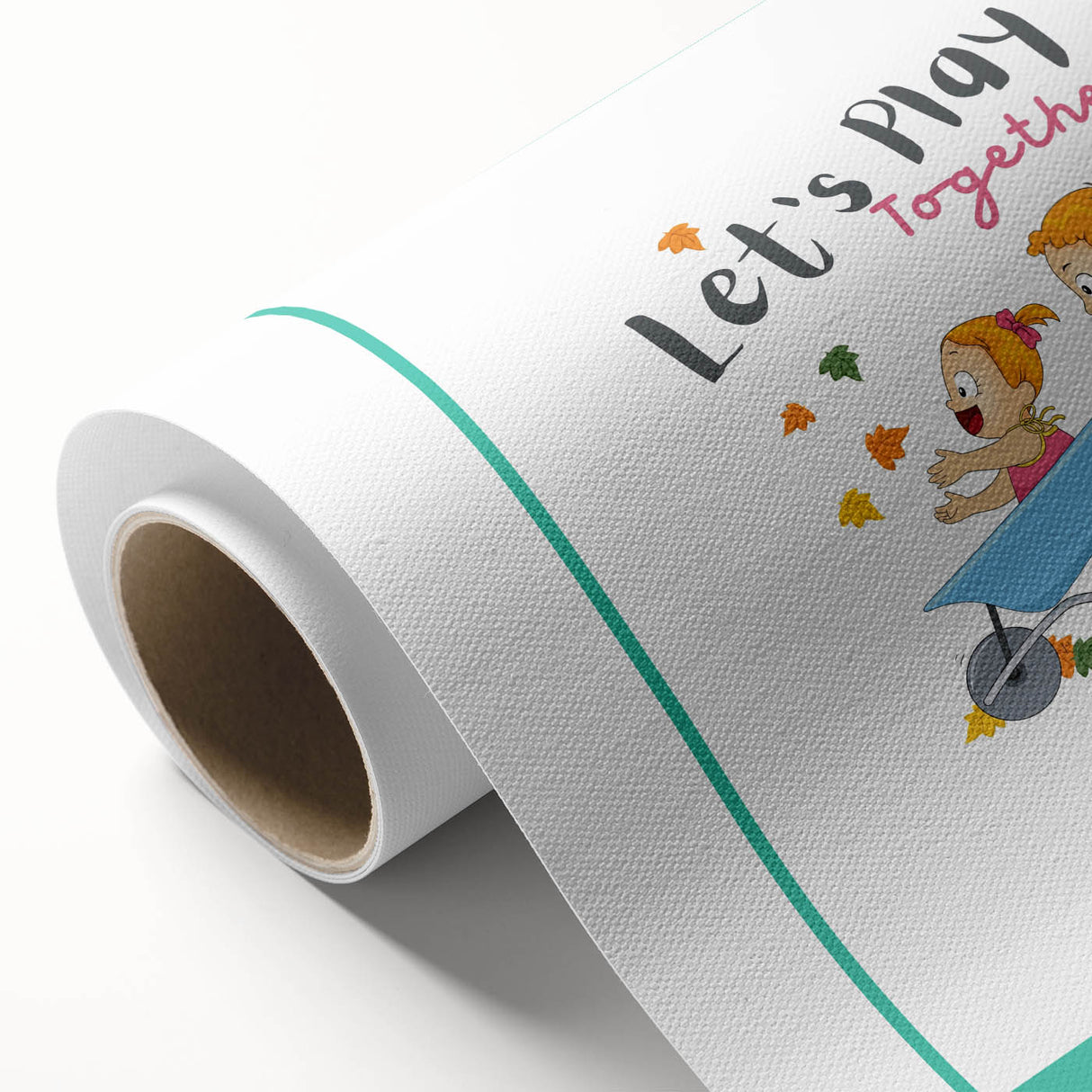 Educational Nursery Wall Decor - Playful Friendship Art