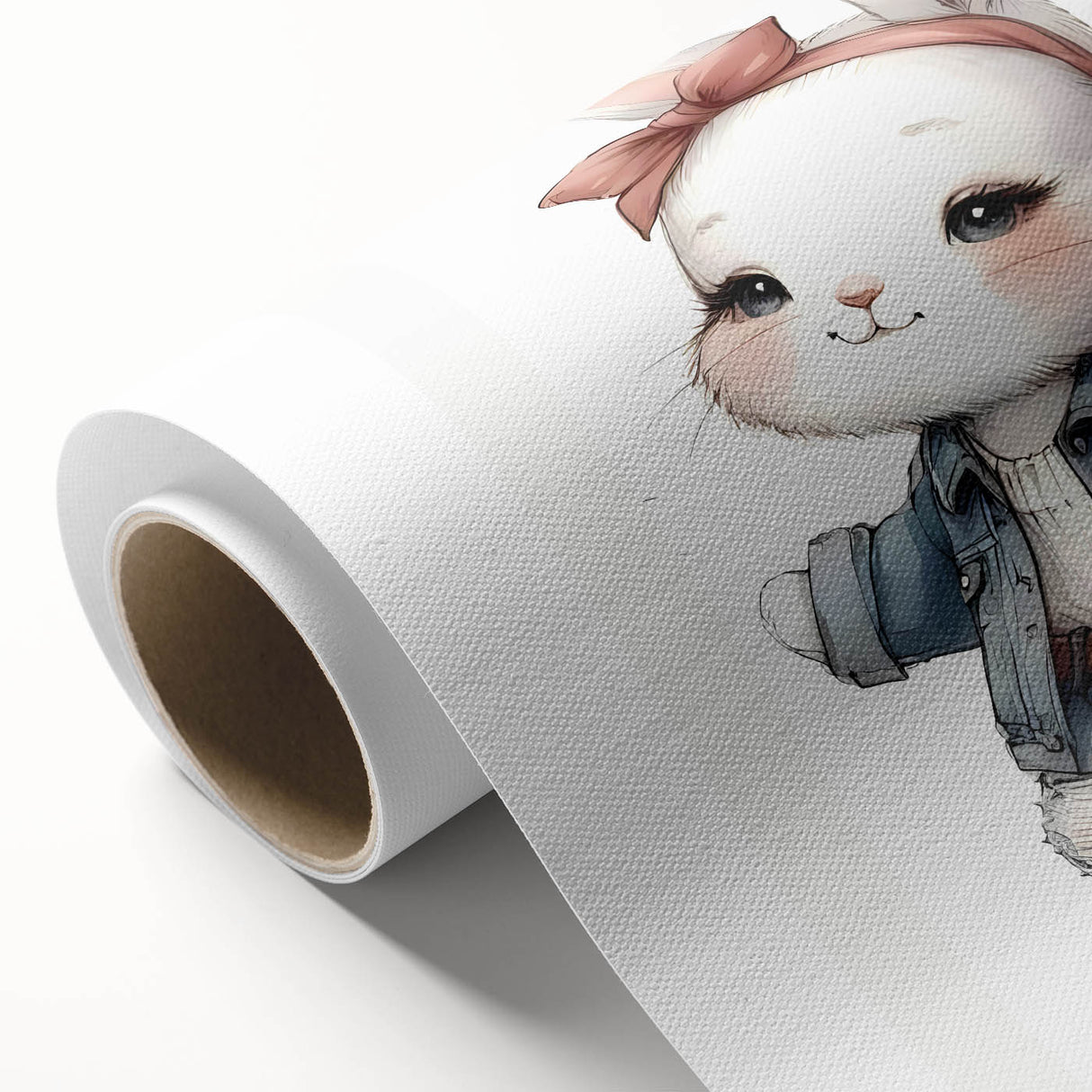 Stylish Bunny Nursery Wall Art – Baby Room & Kids Fashion Decor