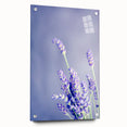 Large abstract wall art depicting spring, in vibrant green and yellow tones, printed on acrylic glass.
