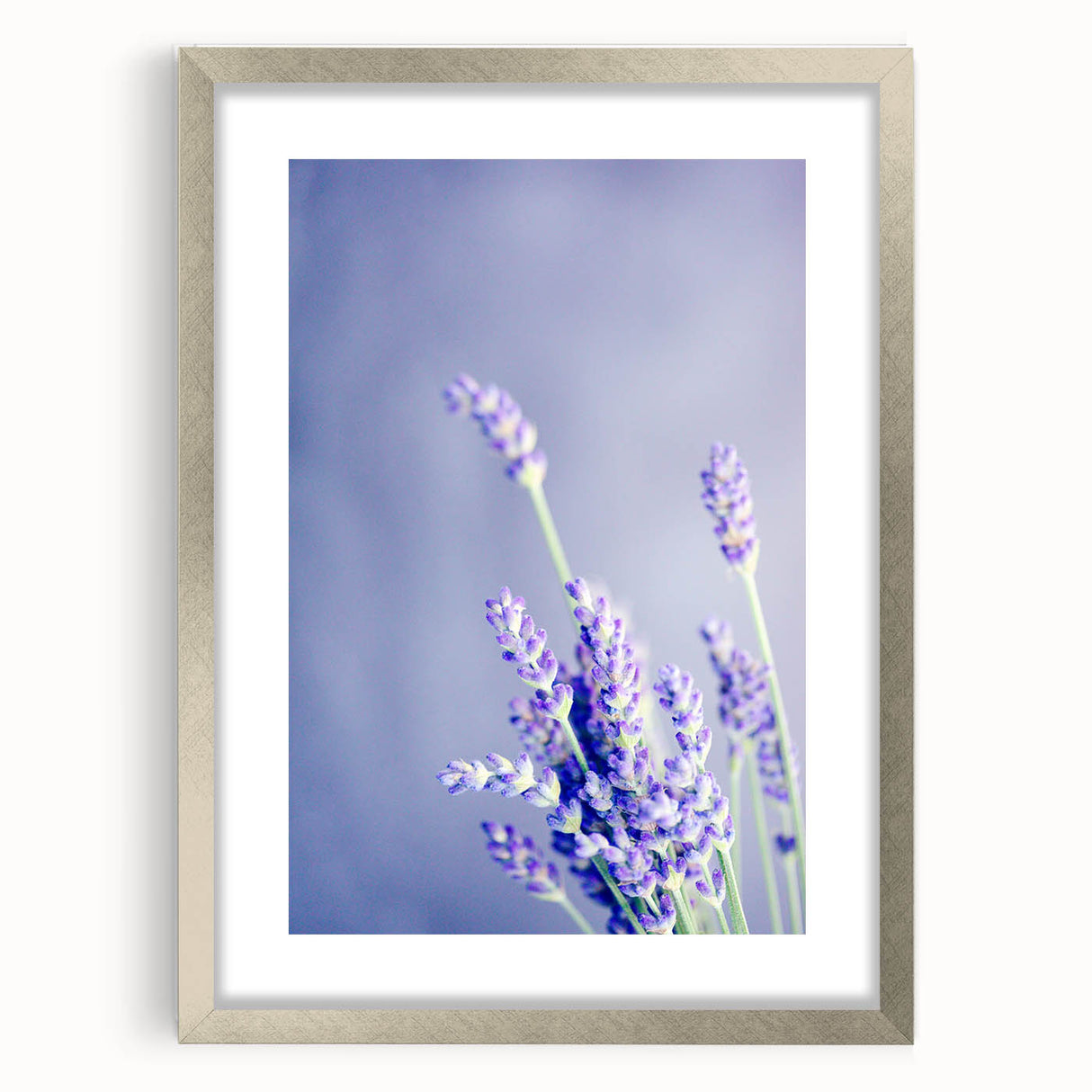 Textured abstract art print in pastel shades on a framed canvas, ideal for modern bedroom ambiance.