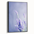 Black and white framed canvas featuring a vintage landscape painting, ideal for bedroom wall decor.