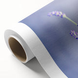 Art Deco style poster of spring season on rolled canvas, featuring pastel hues, ideal for nursery wall art.