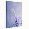 Spring-themed abstract art on stretched canvas featuring green and yellow tones, ideal for kitchen wall decor.