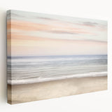 Large abstract canvas in vibrant summer hues, ideal for kitchen wall art.