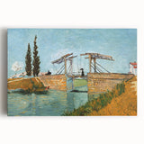 Black and white stretched canvas of Vincent van Gogh's artwork, ideal for kitchen wall art or bedroom ambiance.