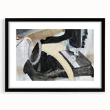 Modern Wall Art: Abstract Hand Sewing Machine with Industrial Flair