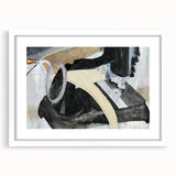 Modern Wall Art: Abstract Hand Sewing Machine with Industrial Flair