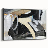 Modern Wall Art: Abstract Hand Sewing Machine with Industrial Flair