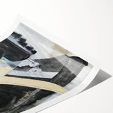 Modern Wall Art: Abstract Hand Sewing Machine with Industrial Flair