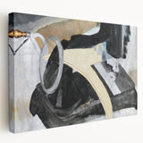 Modern Wall Art: Abstract Hand Sewing Machine with Industrial Flair