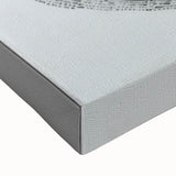 Abstract geometric stretched canvas artwork displaying vibrant colors and intricate shapes, ideal for modern home decor, enhancing aesthetics with a contemporary touch.