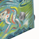 Expressionist Art - Vibrant Abstract Horse in Dynamic Landscape