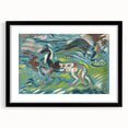 Expressionist Art - Vibrant Abstract Horse in Dynamic Landscape