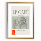 Extra large abstract art print featuring textured swirls in gold and black, framed with mat, ideal for living room decor.