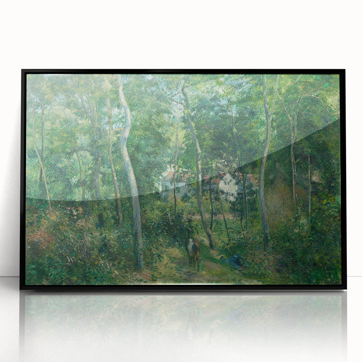 Impressionist Forest Scene - Edge of the Woods by Camille Pissarro Print