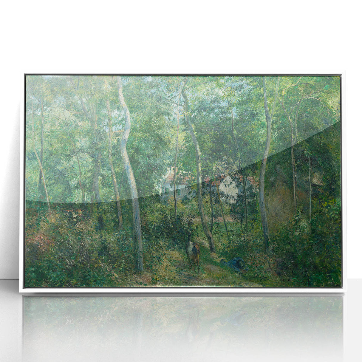 Impressionist Forest Scene - Edge of the Woods by Camille Pissarro Print