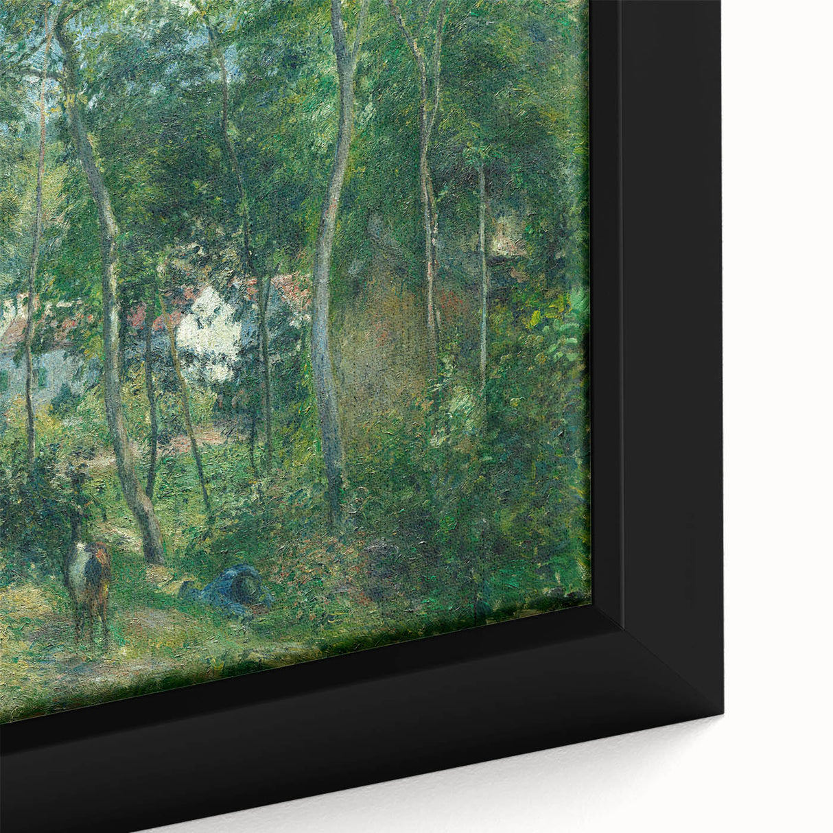 Impressionist Forest Scene - Edge of the Woods by Camille Pissarro Print