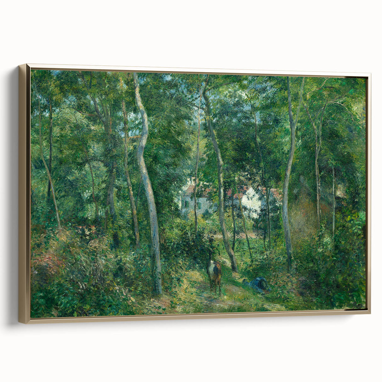 Impressionist Forest Scene - Edge of the Woods by Camille Pissarro Print
