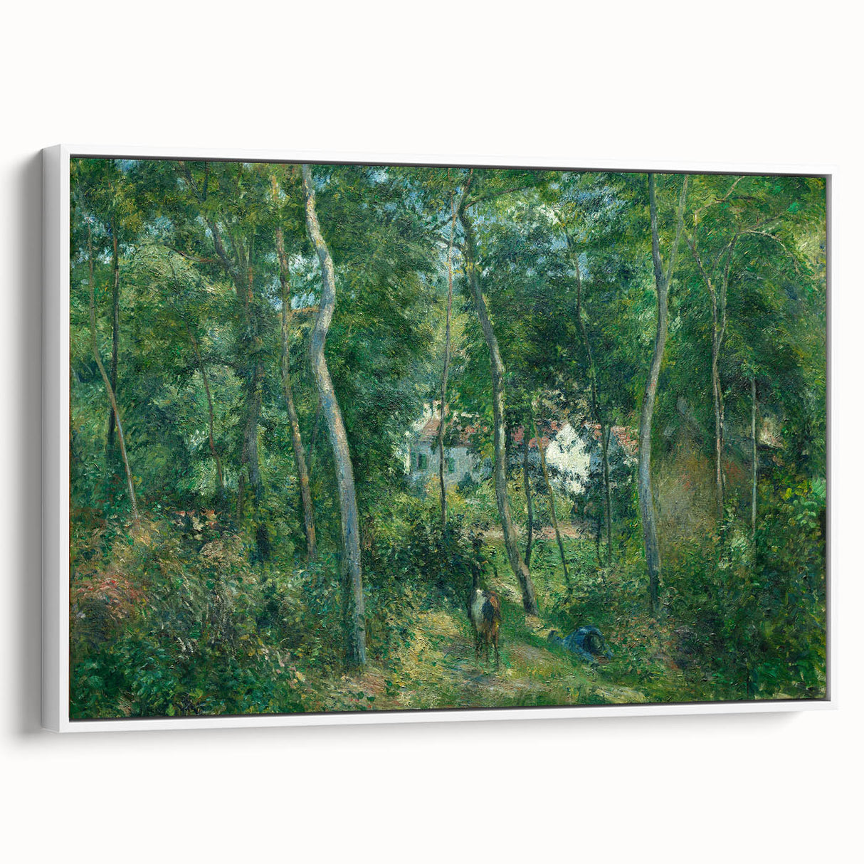 Impressionist Forest Scene - Edge of the Woods by Camille Pissarro Print