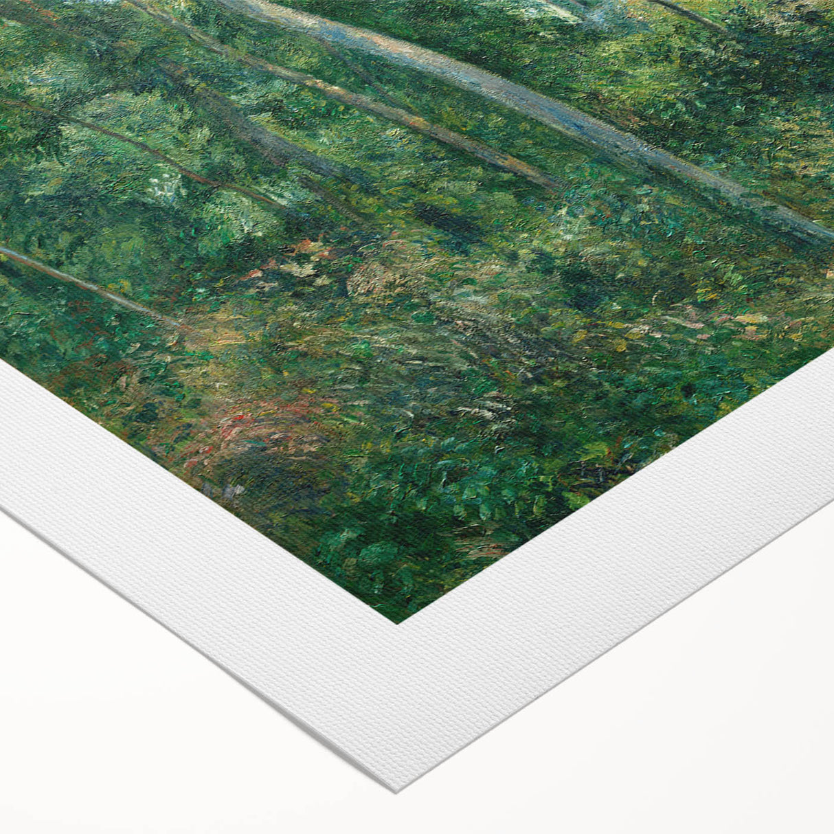 Impressionist Forest Scene - Edge of the Woods by Camille Pissarro Print