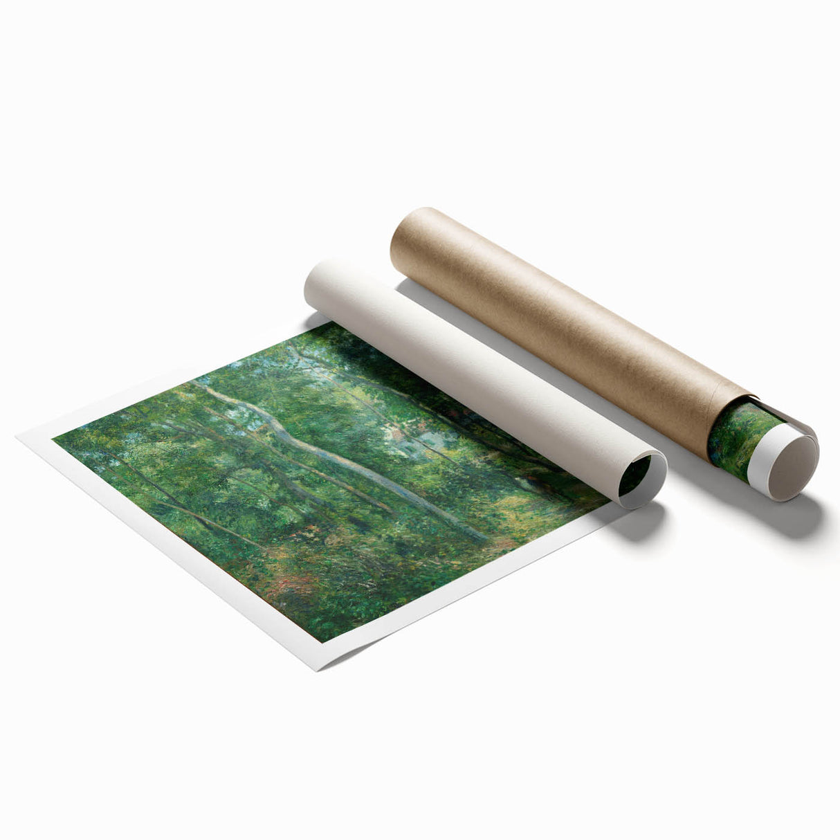 Impressionist Forest Scene - Edge of the Woods by Camille Pissarro Print