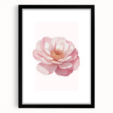 Blush Pink Peony Floral Print - Nursery Wall Art for Girls