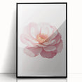 Blush Pink Peony Floral Print - Nursery Wall Art for Girls