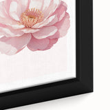 Blush Pink Peony Floral Print - Nursery Wall Art for Girls