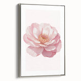 Blush Pink Peony Floral Print - Nursery Wall Art for Girls