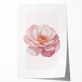 Blush Pink Peony Floral Print - Nursery Wall Art for Girls
