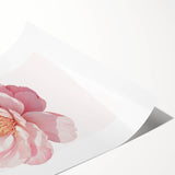 Blush Pink Peony Floral Print - Nursery Wall Art for Girls