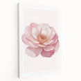 Blush Pink Peony Floral Print - Nursery Wall Art for Girls