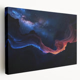 Stretched canvas artwork depicting a vibrant landscape of canyons, showcasing rich earthy tones and intricate textures, ideal for enhancing modern home decor.