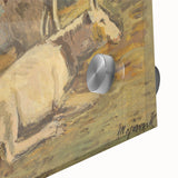 Pastoral Cows Modern Wall Art - Tranquil Contemporary Decor for Living Rooms