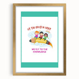 STEM Learning Wall Art - Inspiring Knowledge Poster for Kids