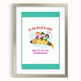 STEM Learning Wall Art - Inspiring Knowledge Poster for Kids