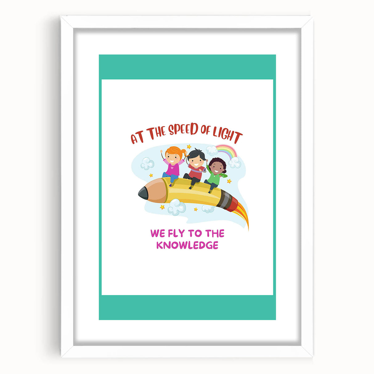 STEM Learning Wall Art - Inspiring Knowledge Poster for Kids