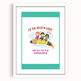 STEM Learning Wall Art - Inspiring Knowledge Poster for Kids