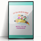 STEM Learning Wall Art - Inspiring Knowledge Poster for Kids