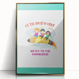 STEM Learning Wall Art - Inspiring Knowledge Poster for Kids