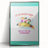 STEM Learning Wall Art - Inspiring Knowledge Poster for Kids