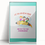 STEM Learning Wall Art - Inspiring Knowledge Poster for Kids